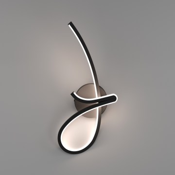 Eglo - LED sieninis šviestuvas LED/12W/230V 2700/4000/6500K juodas