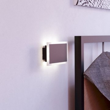 Eglo - LED sieninis šviestuvas LED/12W/230V 3000K 12x23 cm juoda