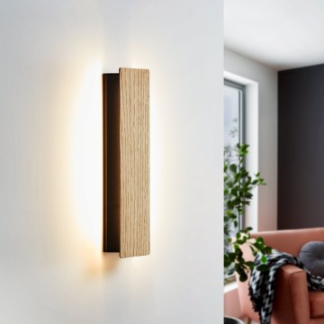 Eglo - LED sieninis šviestuvas LED/12W/230V 3000K ruda