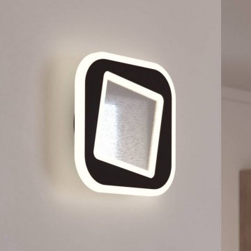 Eglo - LED sieninis šviestuvas LED/12W/230V 4000K juoda