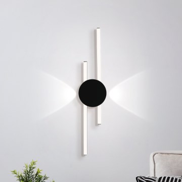 Eglo - LED sieninis šviestuvas LED/20W/230V + LED/0,91W juoda