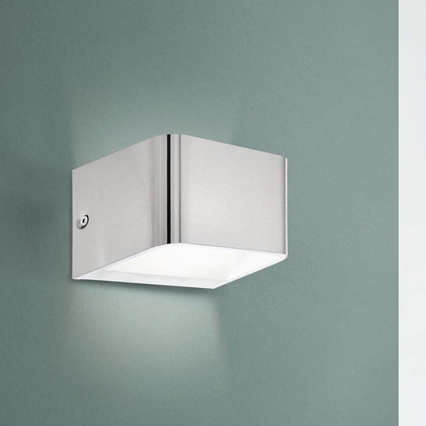 Eglo - LED sieninis šviestuvas LED/6W/230V 3000K matinis chromas