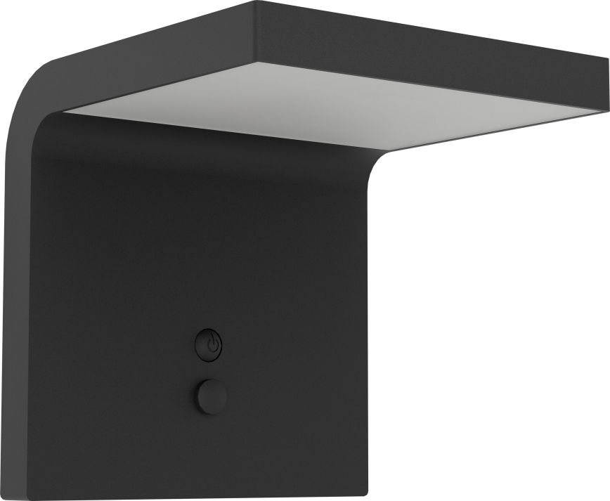 Eglo - LED sieninis šviestuvas su jutikliu, įkraunamas saulės energija LED/6,5W/3,7V 2400 mAh IP44
