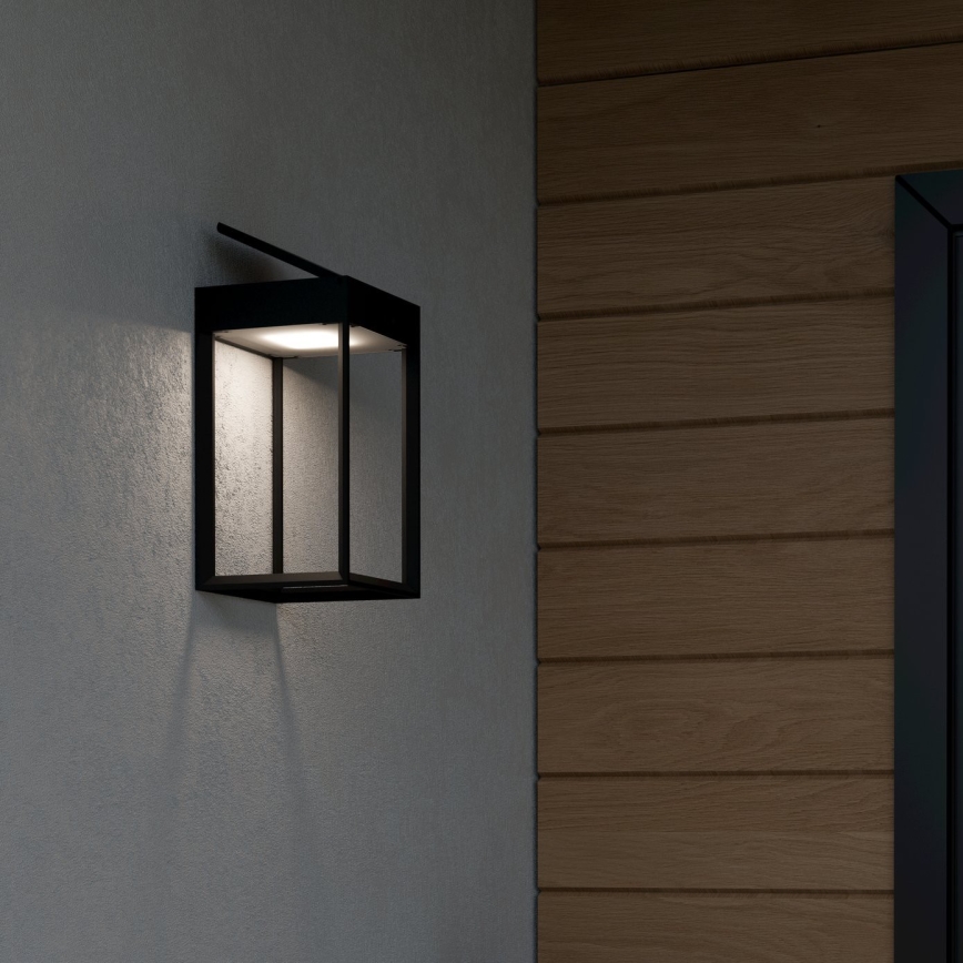 Eglo - LED sieninis šviestuvas su jutikliu, įkraunamas saulės energija LED/6,5W/3,7V IP44
