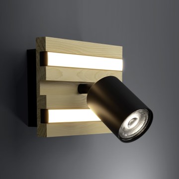 Eglo - LED sieninis taškinis šviestuvas LED/2,2W/230V + 2xLED/1,2W + 2xLED/2W smėlio/juoda