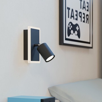 Eglo - LED sieninis taškinis šviestuvas LED/7W/230V juodas