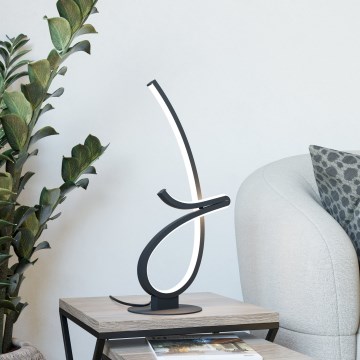 Eglo - LED stalinė lempa LED/12W/230V 2700/4000/6500K juoda