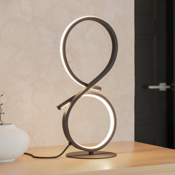 Eglo - LED stalinis šviestuvas LED/11,4W/230V 3000K juoda