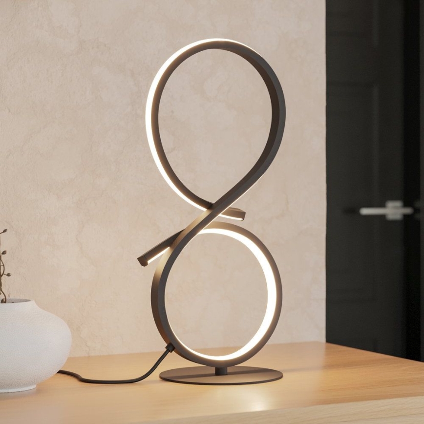 Eglo - LED stalinis šviestuvas LED/11,4W/230V 3000K juoda