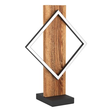 Eglo - LED stalinis šviestuvas LED/13W/230V juoda/ruda