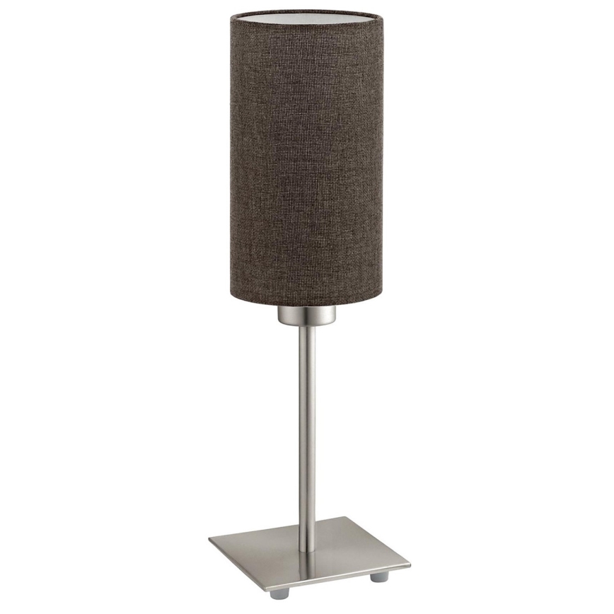 Eglo - LED stalinis šviestuvas TUNJA 1xE27/60W/230V 26,5 cm matinis chromas/ruda