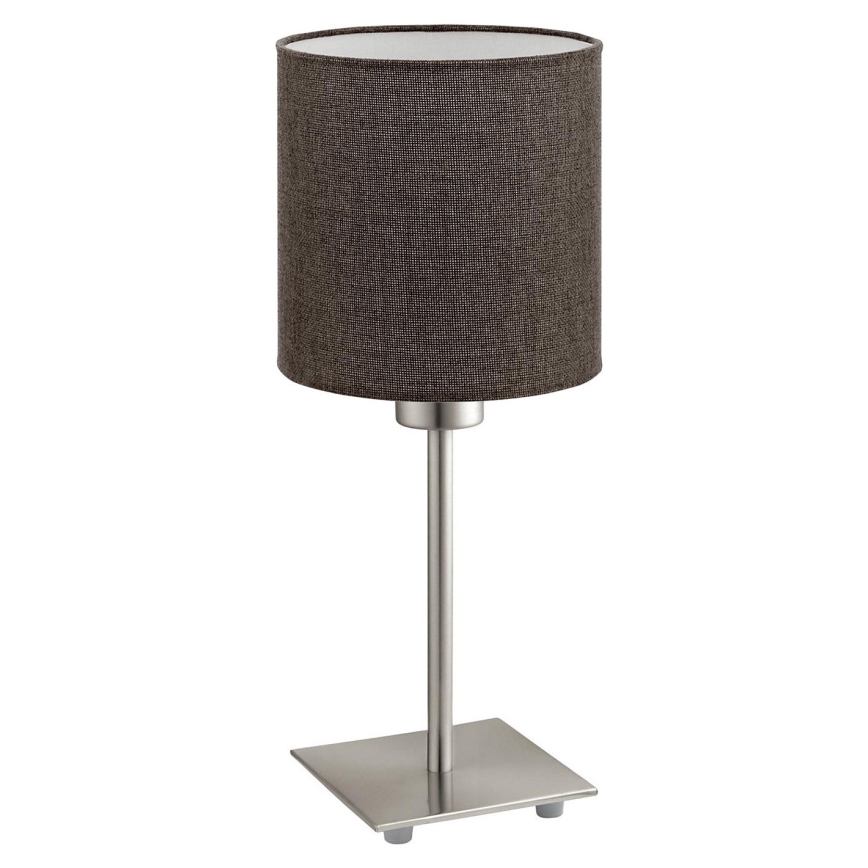 Eglo - LED stalinis šviestuvas TUNJA 1xE27/60W/230V 26,5 cm matinis chromas/ruda