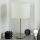 Eglo - LED  Stalinis šviestuvas TUNJA 1xE27/60W/230V 38,5 cm matinis chromas/balta