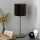 Eglo - LED stalinis šviestuvas TUNJA 1xE27/60W/230V 38,5 cm matinis chromas/juoda