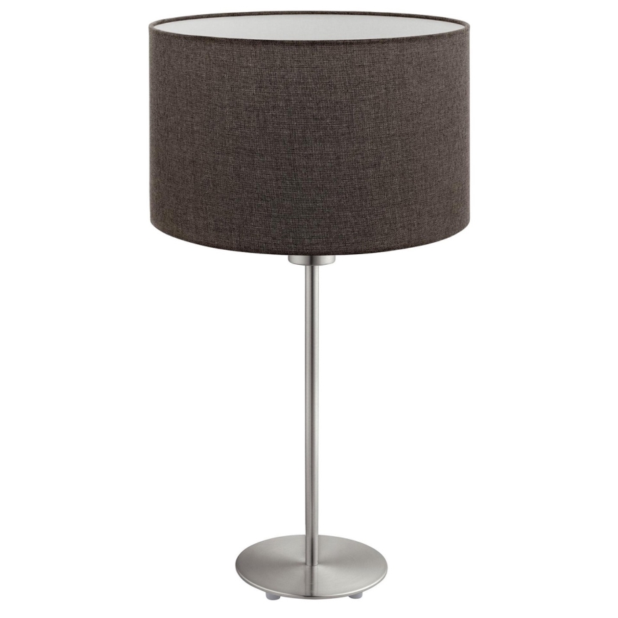 Eglo - LED  Stalinis šviestuvas TUNJA 1xE27/60W/230V 38,5 cm matinis chromas/ruda