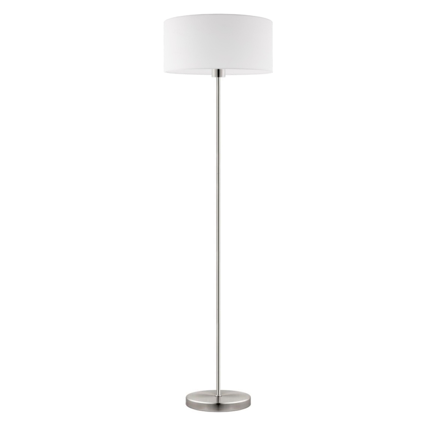 Eglo - LED Stovėjimo lempa TUNJA 1xE27/60W/230V matinė chromo/balta