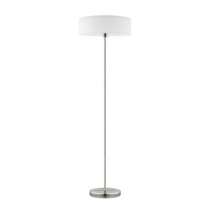 Eglo - LED Stovėjimo lempa TUNJA 1xE27/60W/230V matinė chromo/balta