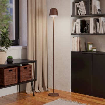 Eglo - LED šviesos reguliavimas lauko įkraunamas Toršeras LED/4,3W/230V 2400/3000/4000K IP54 ruda
