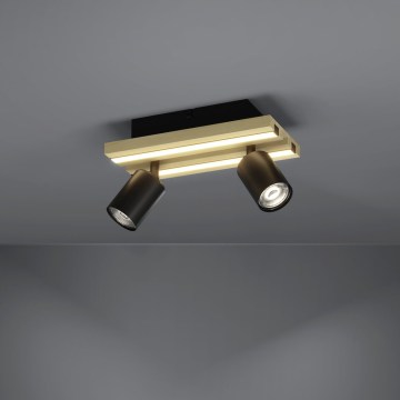 Eglo - LED taškinis šviestuvas 2xLED/2,2W/230V + 2xLED/1,2W + 2xLED/2W smėlio/juoda