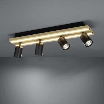 Eglo - LED taškinis šviestuvas 4xLED/2,2W/230V + 2xLED/1,2W + 2xLED/2W smėlinė/juoda
