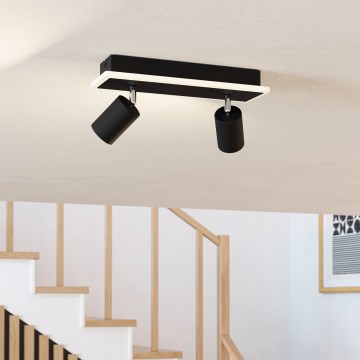 Eglo - LED taškinis šviestuvas LED/12W/230V juodas