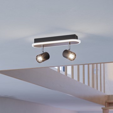 Eglo - LED taškinis šviestuvas LED/12W/230V ruda/juoda