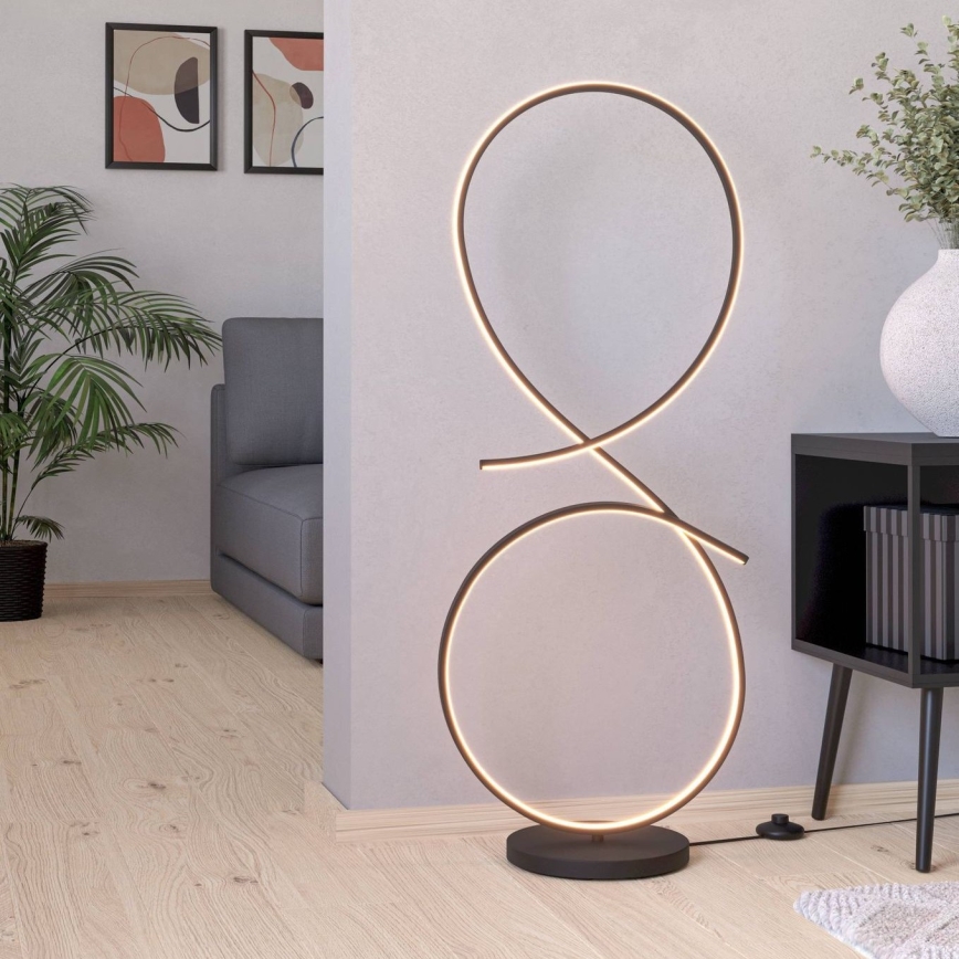 Eglo - LED toršeras LED/20W/230V 3000K juoda