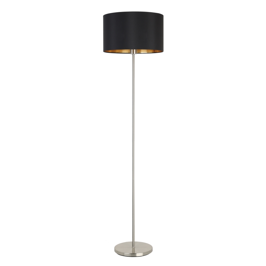 Eglo - LED  Toršeras TUNJA 1xE27/60W/230V matinis chromas/juoda