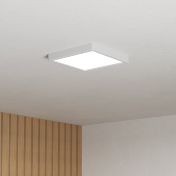 Eglo - LED vonios kambario lubinis šviestuvas LED/10,5W/230V 2700/4000/6500K 22x22 cm IP44 balta