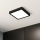 Eglo - LED vonios kambario lubinis šviestuvas LED/17W/230V IP44 juodas 21x21 cm