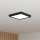 Eglo - LED vonios kambario lubų šviestuvas LED/10,5W/230V 2700/4000/6500K 22x22 cm IP44 juoda