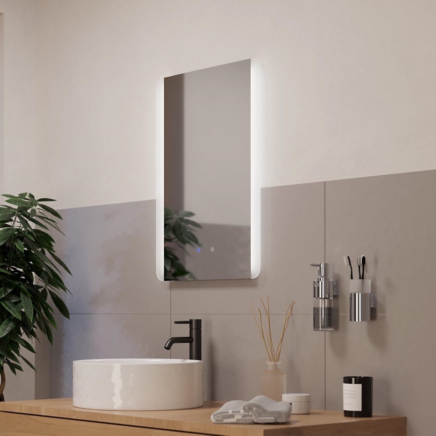 Eglo - LED vonios kambario šildomas sieninis veidrodis su apšvietimu LED/28W/230V IP44