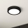 Eglo - LED vonios lubinis šviestuvas, 11 W, 230 V, IP44, juodas, Ø 16 cm