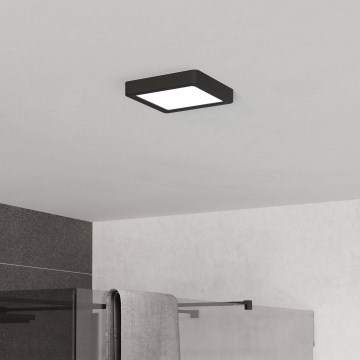 Eglo - LED vonios lubinis šviestuvas LED/7W/230V 2700/4000/6500K 15x15 cm IP44 juodas
