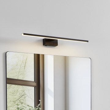 Eglo - LED vonios veidrodžio apšvietimas LED/10W/230V 3000/4000/6500K 60 cm IP44 juodas