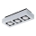 Eglo - Lubinis LED šviestuvas 3xGU10-LED/5W/230V