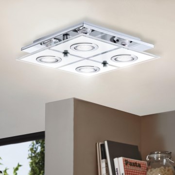 EGLO - Lubinis LED šviestuvas 4xGU10/3W/230V