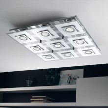 Eglo - Lubinis LED šviestuvas 9xGU10/3W/230V