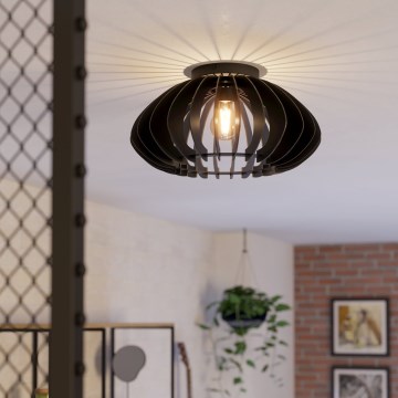Eglo - Lubinis šviestuvas 1xE27/40W/230V diametras 45 cm juoda