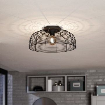 Eglo - Lubinis šviestuvas 1xE27/40W/230V juoda