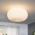 EGLO - Lubinis šviestuvas OPTICA 2xE27/60W/230V opalinio stiklo diametras 35 cm