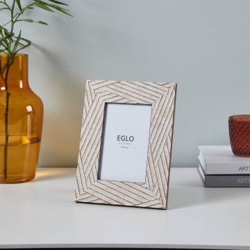 Eglo - Nuotraukų rėmelis 10x15 cm smėlio spalva