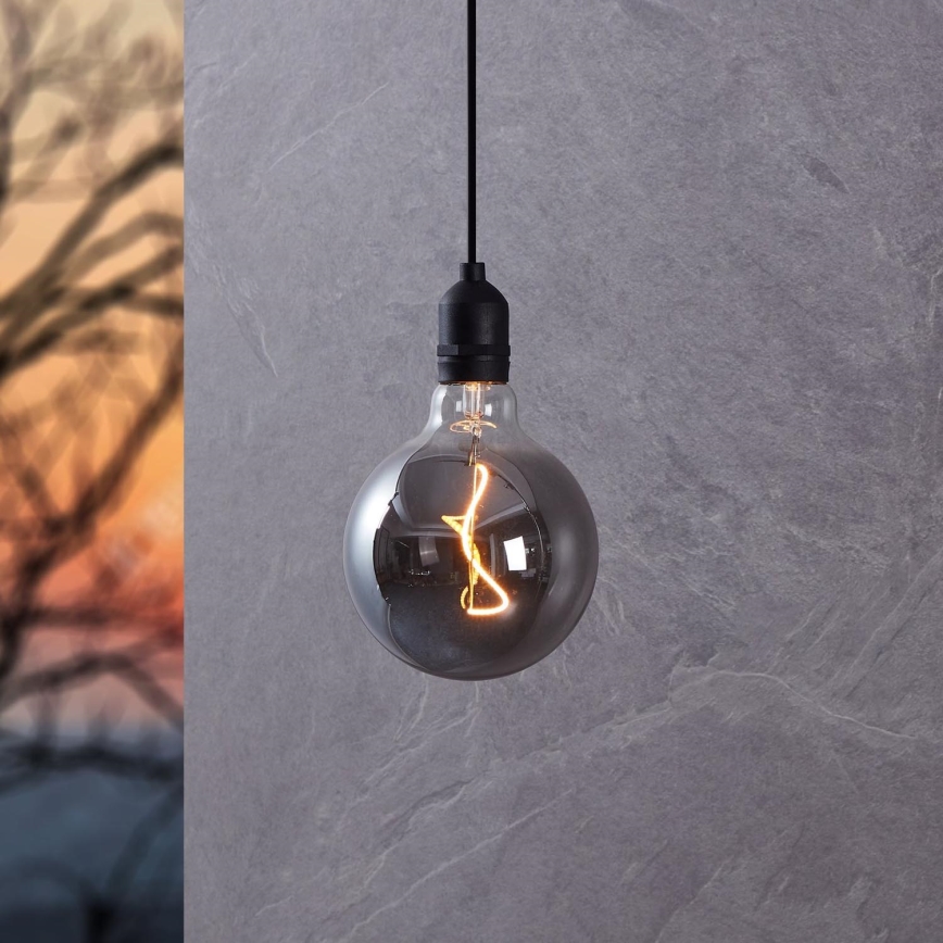 Eglo - Pakabinamas LED lauko šviestuvas LED/0,06W/6V 4xAA IP44 pilka