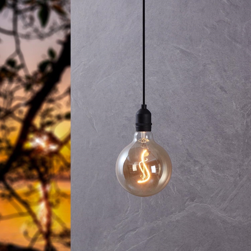 Eglo - Pakabinamas LED lauko šviestuvas LED/0,06W/6V 4xAA IP44 smėlio spalva