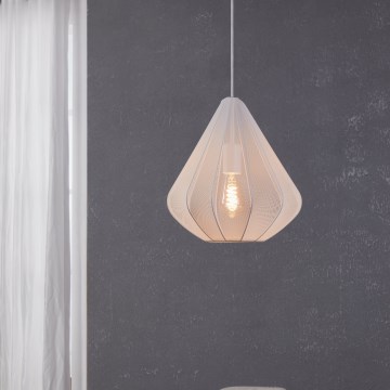 Eglo - Pakabinamas sietynas 1xE27/40W/230V diametras 33,5 cm balta