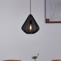 Eglo - Pakabinamas sietynas 1xE27/40W/230V diametras 33,5 cm juoda