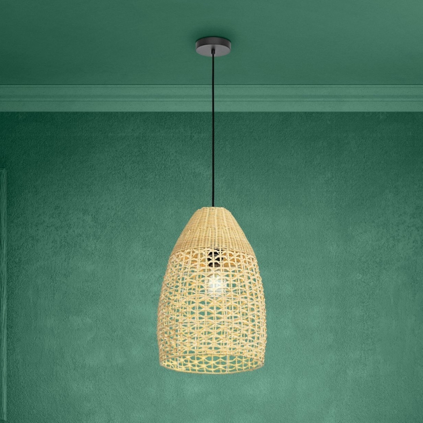 Eglo - Pakabinamas sietynas 1xE27/40W/230V diametras 35 cm bambukas