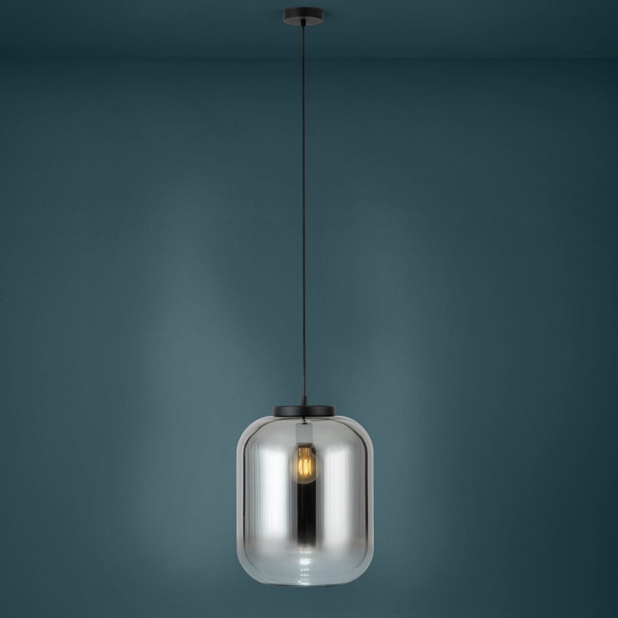Eglo - Pakabinamas sietynas 1xE27/40W/230V diametras 35 cm dūminis