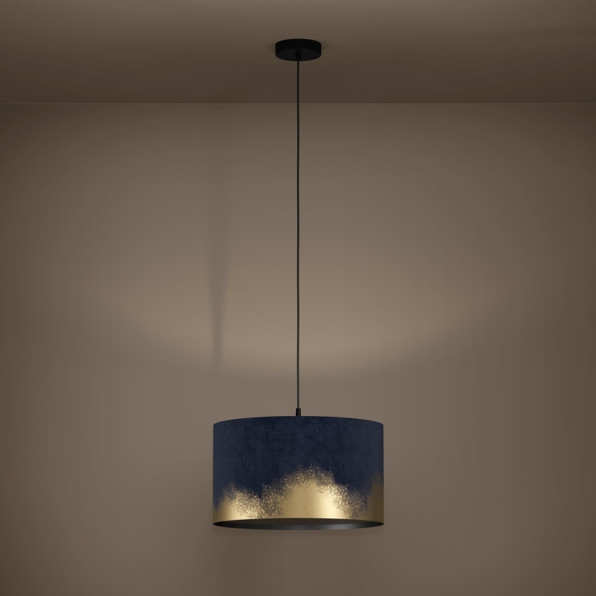 Eglo - Pakabinamas sietynas 1xE27/40W/230V diametras 38 cm mėlyna/auksas