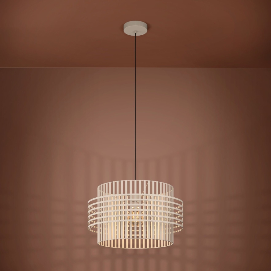 Eglo - Pakabinamas sietynas 1xE27/40W/230V diametras 48 cm kreminė